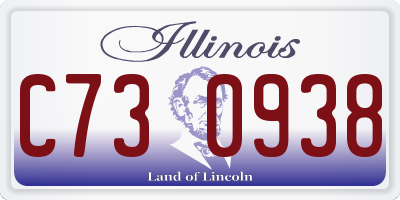 IL license plate C730938