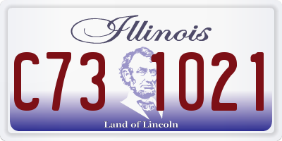 IL license plate C731021
