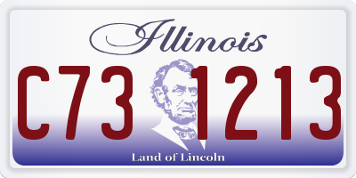 IL license plate C731213