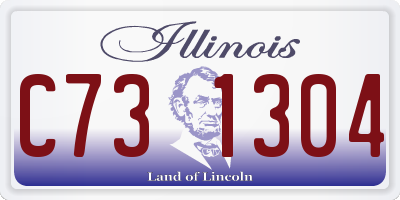 IL license plate C731304
