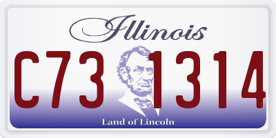 IL license plate C731314