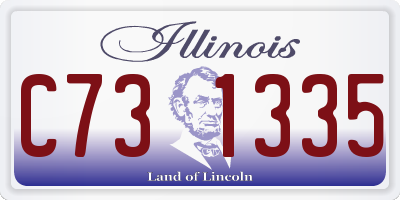 IL license plate C731335