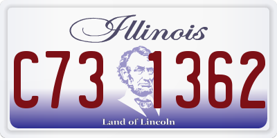 IL license plate C731362