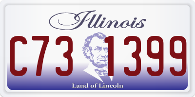 IL license plate C731399