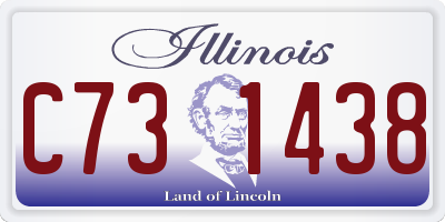 IL license plate C731438