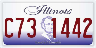 IL license plate C731442