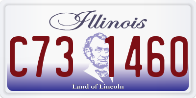 IL license plate C731460