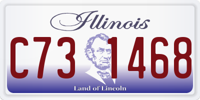IL license plate C731468