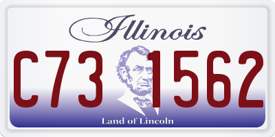 IL license plate C731562