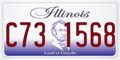 IL license plate C731568