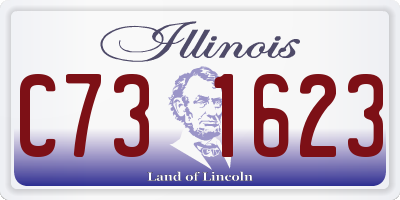 IL license plate C731623