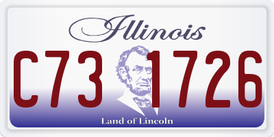 IL license plate C731726