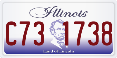 IL license plate C731738