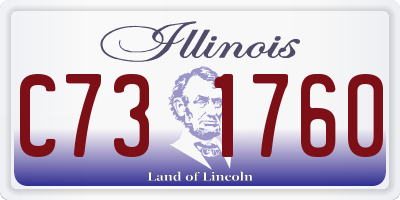 IL license plate C731760