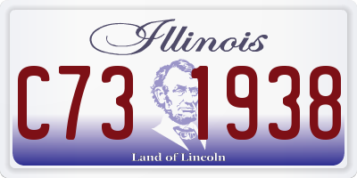 IL license plate C731938