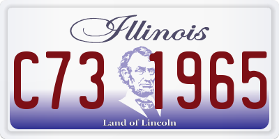 IL license plate C731965