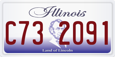 IL license plate C732091