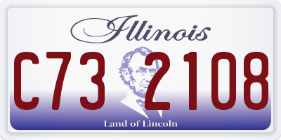 IL license plate C732108