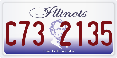 IL license plate C732135