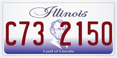 IL license plate C732150