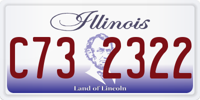 IL license plate C732322
