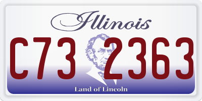 IL license plate C732363