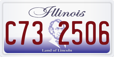 IL license plate C732506