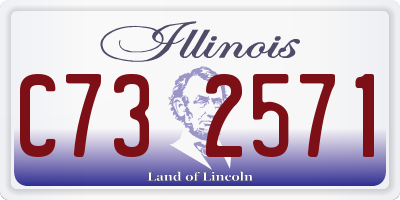 IL license plate C732571