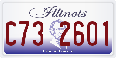IL license plate C732601
