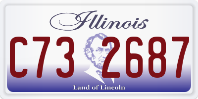 IL license plate C732687