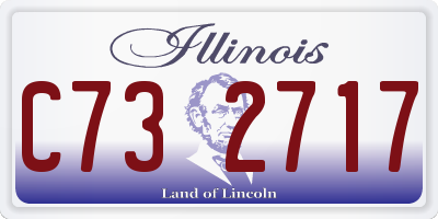 IL license plate C732717