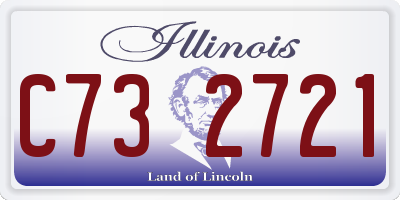 IL license plate C732721