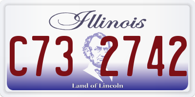 IL license plate C732742