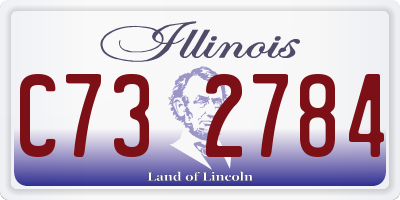 IL license plate C732784