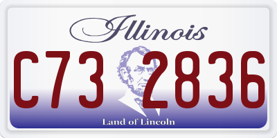 IL license plate C732836
