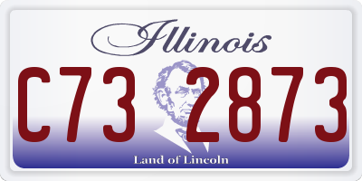 IL license plate C732873