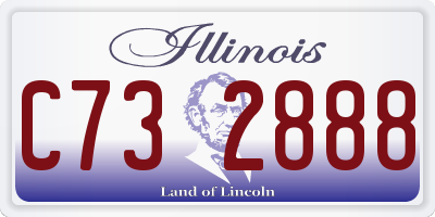 IL license plate C732888