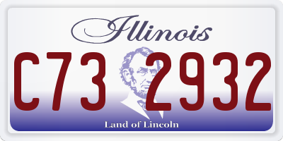 IL license plate C732932