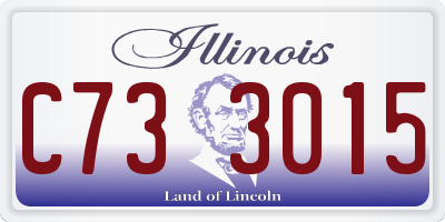 IL license plate C733015