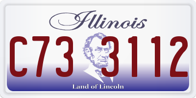 IL license plate C733112