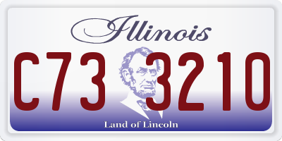 IL license plate C733210