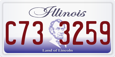 IL license plate C733259