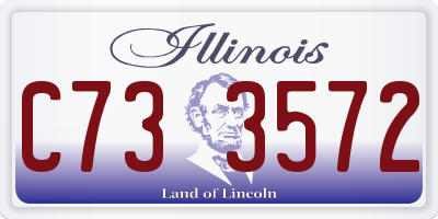 IL license plate C733572