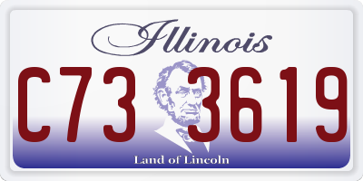 IL license plate C733619