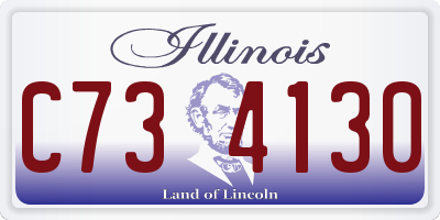 IL license plate C734130