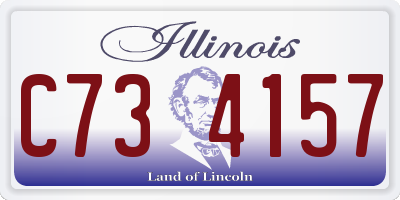 IL license plate C734157