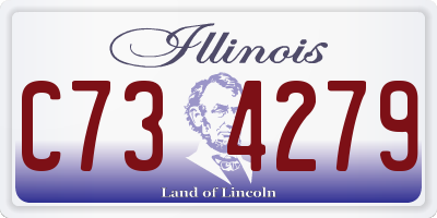 IL license plate C734279