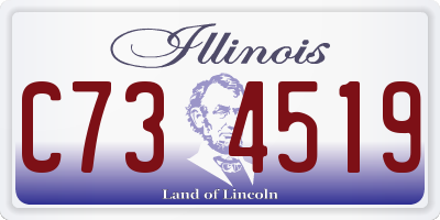 IL license plate C734519
