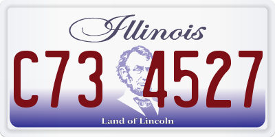 IL license plate C734527