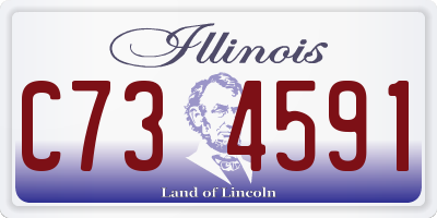 IL license plate C734591